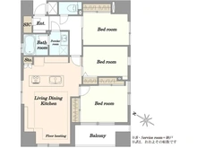 【東京都/目黒区目黒】ダイアパレスシェルトワレ目黒 間取り図