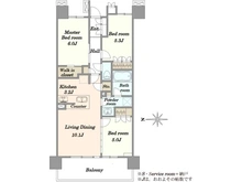 【東京都/足立区新田】クレアホームズ王子神谷TOKYO 間取り図