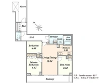 【東京都/豊島区高田】桜プレイス 間取り図