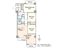 【東京都/足立区加平】ナイスアーバン北綾瀬第2 間取り図