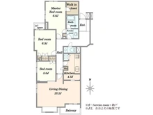 【東京都/練馬区下石神井】パークハイム石神井 間取り図