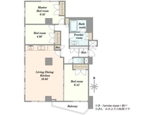 【東京都/江戸川区北小岩】アーバンキャッスル江戸川駅前 間取り図