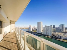 【東京都/中央区晴海】パークタワー晴海 バルコニー：「ズームなし」