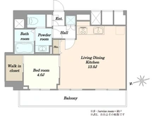 【東京都/目黒区下目黒】ハイホーム目黒 間取り図