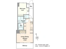 【東京都/品川区上大崎】マンション雅叙苑1号館 間取り図