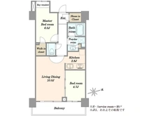 【東京都/中央区勝どき】勝どきビュータワー 間取り図