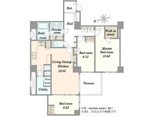 【東京都/港区高輪】ペアシティ・ルネッサンス 間取り図