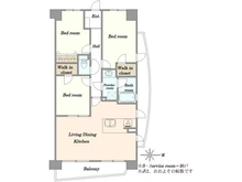 【東京都/板橋区大谷口北町】モアクレスト小竹向原 間取り図