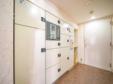 【東京都/品川区上大崎】朝日マンション目黒 宅配BOX