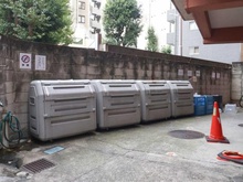 【東京都/港区芝】ライオンズ三田 共用部：ゴミ置き場
