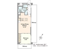【東京都/品川区荏原】WTC武蔵小山マンション 間取り図