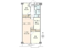 【東京都/板橋区三園】ブルンネン西高島平 間取り図