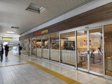 【埼玉県/富士見市ふじみ野西】アイムふじみ野 東弐番館 タリーズコーヒー　東武ふじみ野駅店（現地より約220m）：※駅内