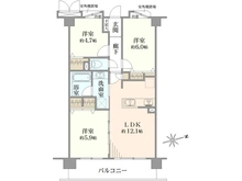 【埼玉県/朝霞市根岸台】ライオンズマンション朝霞根岸台第二 間取り図