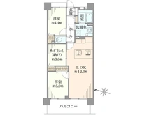 【東京都/板橋区若木】パーク・エステート上板橋 間取り図