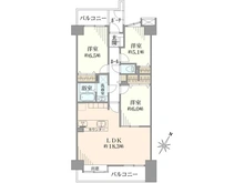 【埼玉県/ふじみ野市福岡中央】コスモ上福岡センターヒルズ 間取り図