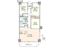 【埼玉県/富士見市鶴瀬東】コスモ鶴瀬ステーションスクエア 間取り図