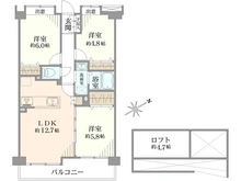 【埼玉県/朝霞市三原】ベルポート志木弐番館 間取り図