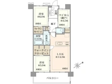 【埼玉県/朝霞市本町】イニシア朝霞本町 間取り図
