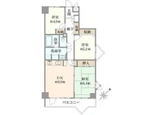 【埼玉県/和光市白子】ライオンズヒルズ和光 間取り図