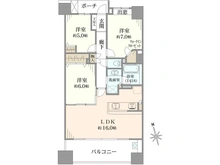 【埼玉県/和光市白子】ライオンズガーデン成増ヴィスタヒル エアリーコート 間取り図