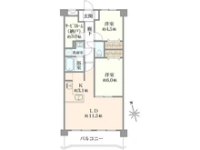 【埼玉県/和光市白子】サンハイツ成増 間取り図