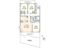 【埼玉県/朝霞市根岸台】ウインベルコーラス朝霞 間取り図