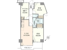 【埼玉県/富士見市鶴瀬東】コスモ鶴瀬ステーションスクエア 間取り図