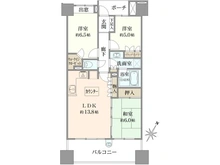 【埼玉県/和光市白子】ライオンズガーデン成増ヴィスタヒル ガーデンコート 間取り図