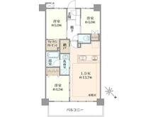 【東京都/練馬区北町】イニシア練馬北町アベニュー 間取り図