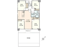【埼玉県/入間郡三芳町みよし台】みよしみずほ台サンライトマンション A棟 間取り図