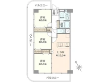 【埼玉県/和光市白子】DIKマンション和光 D棟 間取り図