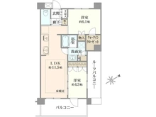 【埼玉県/富士見市鶴瀬東】アンビシャスガーデン鶴瀬 間取り図