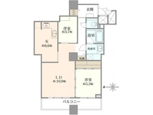 【埼玉県/ふじみ野市うれし野】リズムタワーII 間取り図