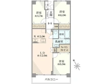【埼玉県/川越市中原町】川越パークファミリア 間取り図