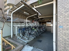 【埼玉県/富士見市上沢】グリーンコーポ鶴瀬ニューライフステージ 駐輪場