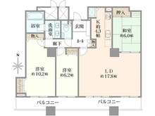【埼玉県/ふじみ野市うれし野】リズムタワーI 間取り図