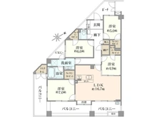 【東京都/板橋区徳丸】ライオンズガーデン東武練馬壱番館 間取り図