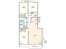 【東京都/板橋区前野町】前野町ハイツ 2号棟 間取り図