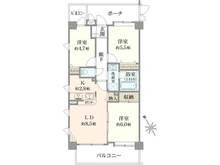 【東京都/板橋区成増】ライオンズヴィアーレ成増 間取り図