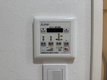【埼玉県/川越市脇田本町】アンファージュ川越ファースト 浴室換気乾燥暖房機操作パネル