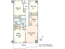 【東京都/板橋区成増】アルス成増 間取り図
