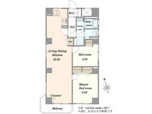 【東京都/板橋区上板橋】上板橋サンライトマンション AH棟 間取り図