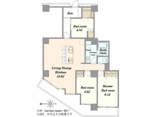 【東京都/板橋区中台】サンシティ G棟 間取り図