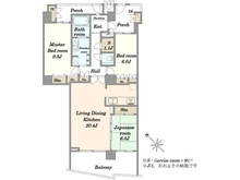 【埼玉県/富士見市ふじみ野西】アイムふじみ野タワー 東館 間取り図