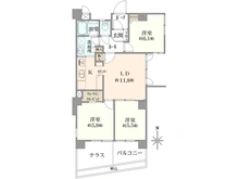 【埼玉県/富士見市鶴瀬東】レスポワール鶴瀬II 間取り図