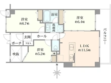 【埼玉県/志木市本町】日神パレステージ志木 間取り図