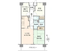 【東京都/板橋区桜川】板橋桜川パーク・ホームズ 間取り図
