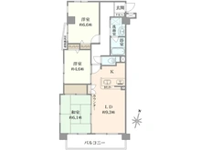 【埼玉県/和光市白子】クリオ成増壱番館 間取り図