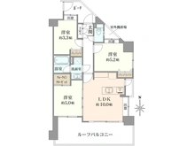【埼玉県/朝霞市栄町】ベルポート朝霞参番館 間取り図